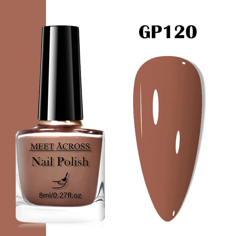 48 Colors Nail Polish Quick Dry No-bake Lasting Water-based Tearable Manicure Not Easy To Fade Semi-permanent Varnish Nail Art Good Vibrations