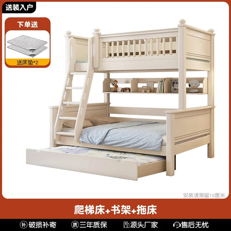 Comforter Wooden Kids Beds Boundary King Size Modern Style Bunk Children Beds Princess Bedroom Litera Infantil Kids Furniture Good Vibrations