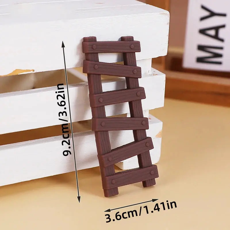 Farm Series Cake Topper Lambs Ponies Piglets Chickens Ducks Haystacks for Children's One Year Old Birthday Party Cake Decoration Good Vibrations