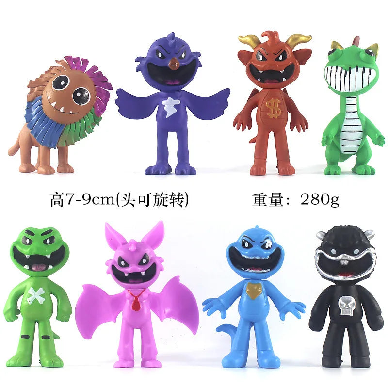 1 Set Pianosauruses Yarnabys Figure Doeys The Doughmans Figure Toy Nightmare Critter Figure Toy Figurine Ornament Gift Good Vibrations