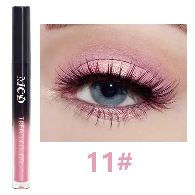 13-Shade Waterproof Liquid Eyeshadow Palette - High Shine  Long-Lasting & Smudge-Proof Makeup Set for Glamourous Looks glitter Good Vibrations