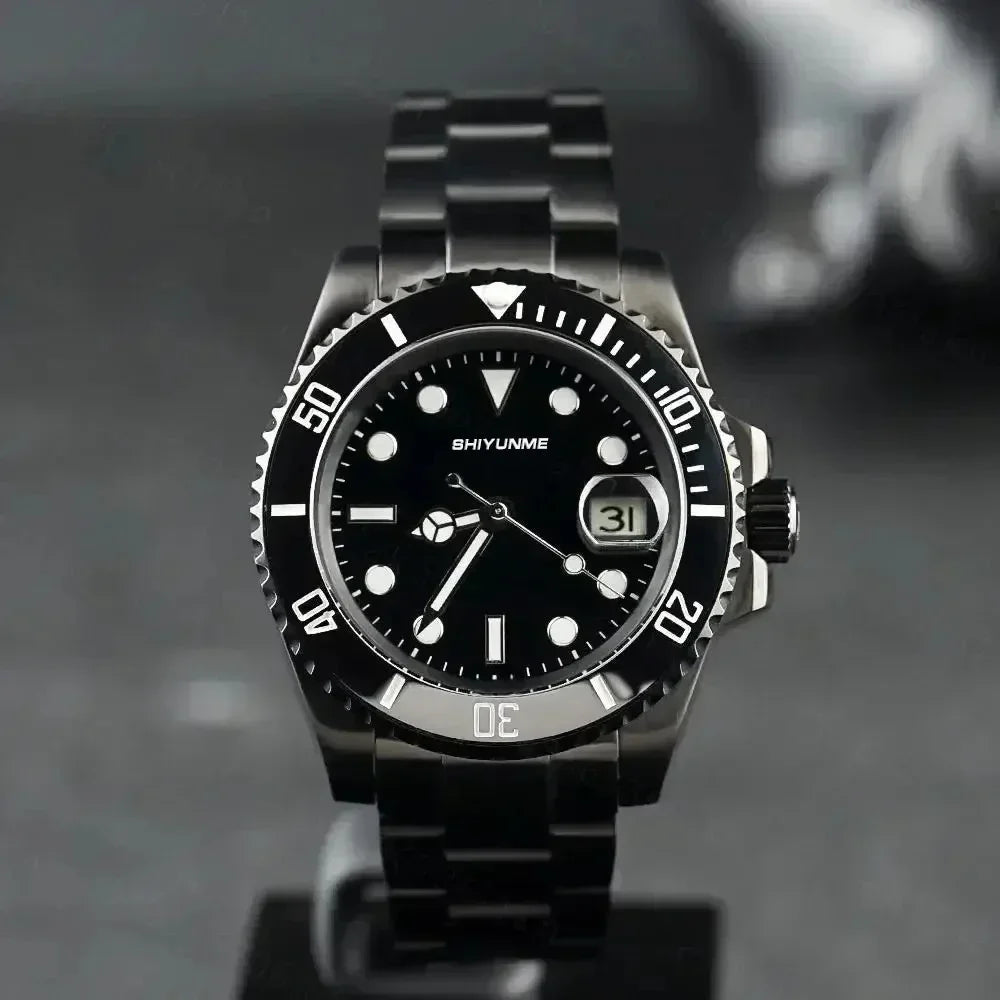 WATCH1 Store  Men's 904L Automatic Mechanical Watch Stainless Steel Bracelet Ceramic Waterproof Sapphire Glass Good Vibrations