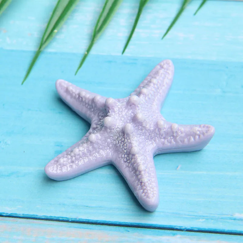 Mermaid Theme Cake Toppers Shell Starfish Fish Tail Children Girl Birthday Wedding Baby Shower Party Cake Decorations Supplies Good Vibrations
