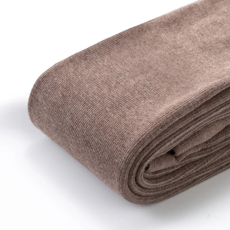 Home Wear Pregnant Women Leggings Cotton Vertical Stripes Autumn Winter Plus Fleece Thickened Warm Belly Support Tights Good Vibrations