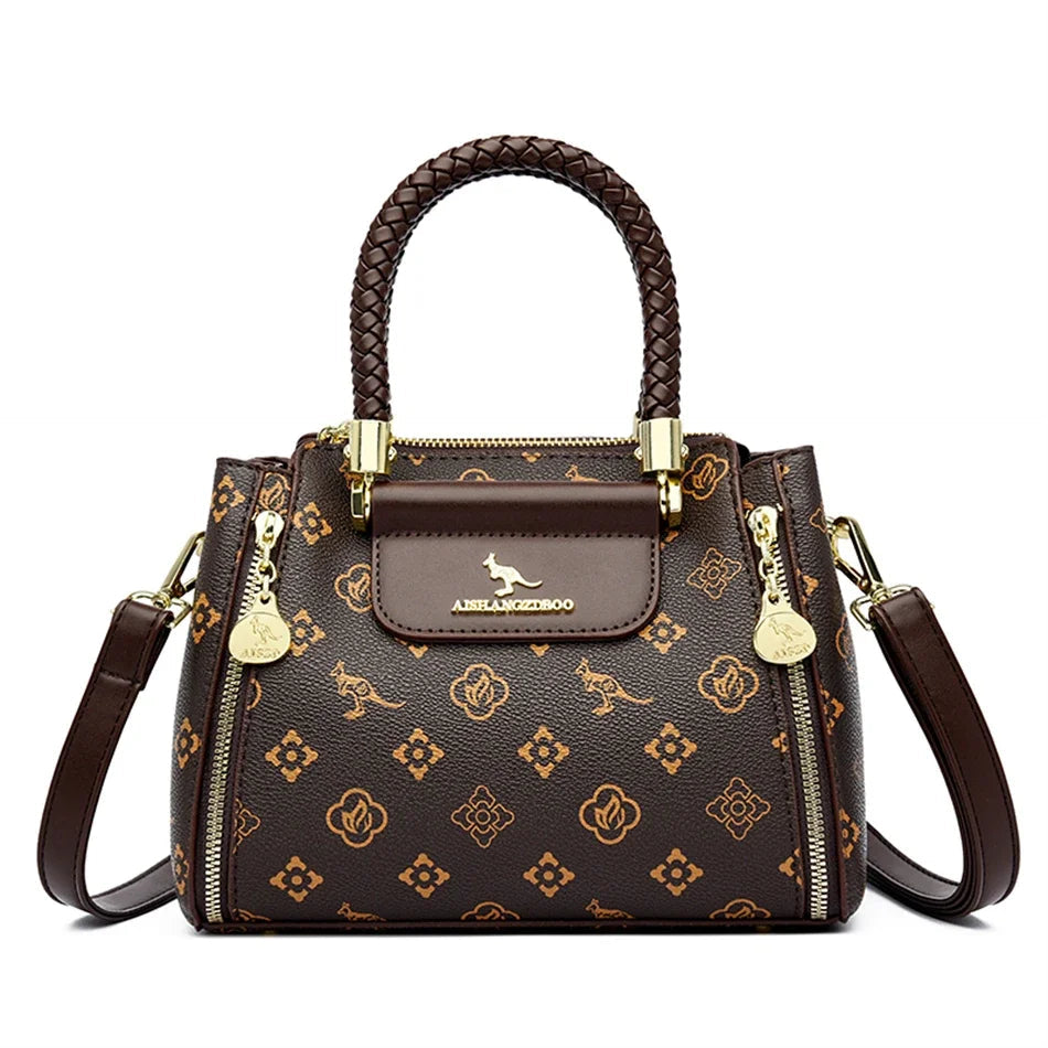 Fashion Crossbody Bags for Women Designer Ladies Purses and Handbags High-quality Soft Leather Women Shoulder Messenger Bags Sac Good Vibrations