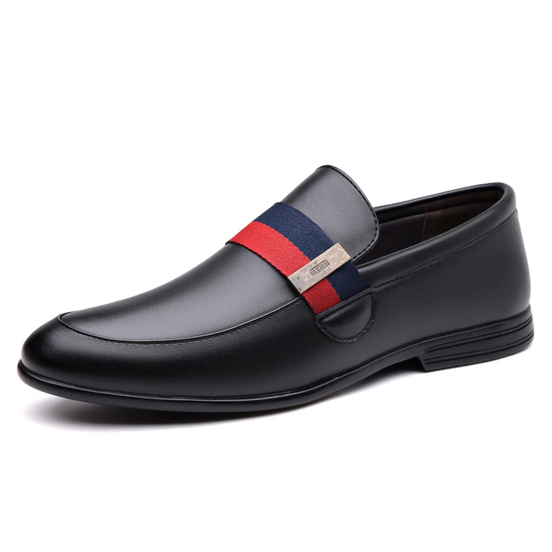 Mens Formal Shoes 2026 Fashion Patent Leather Dress Shoes for Men Loafers Spring Autumn Brand Business Office Wedding Footwear Good Vibrations