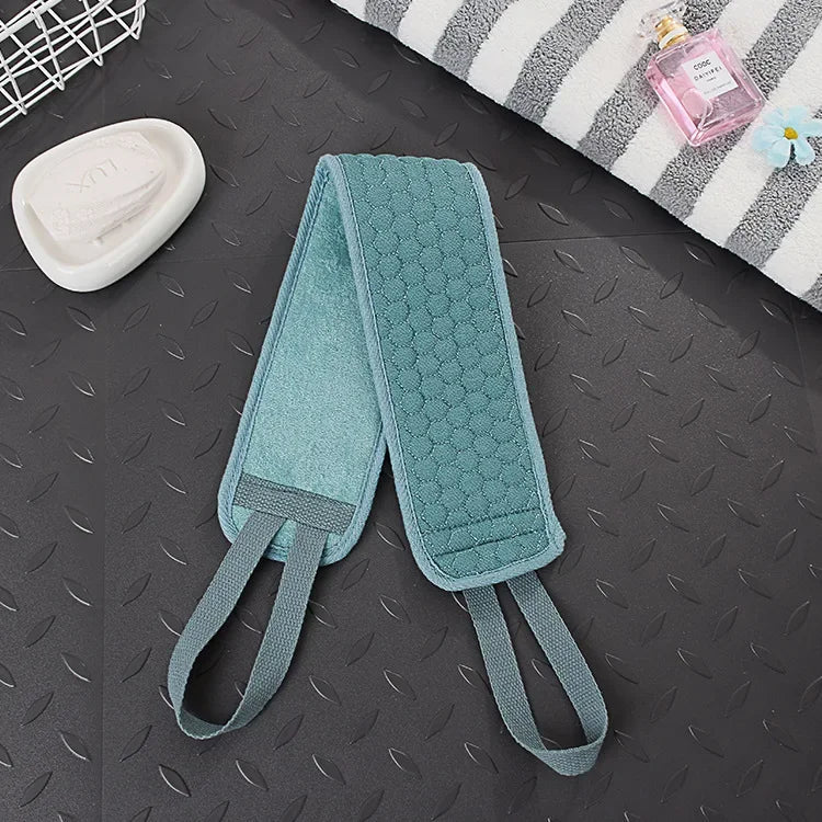 Shower Exfoliating Back Scrubber Bath Belt Towel Ball Glove Deep Mud Clean Korean Body Washcloth Japanese Rear Scrub Pull Strap Good Vibrations