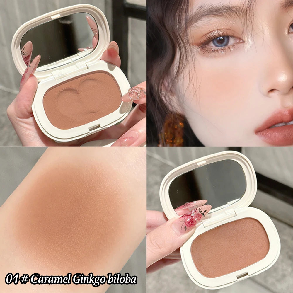 Single Color Blush Silky Texture High Color Rendering No Powder Feeling Low Saturation Long-lasting Natural Matte Blush Cream Good Vibrations