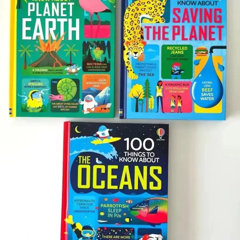 11 Books/Set 100 Things to Know About Hardcover Children Book in English Good Vibrations