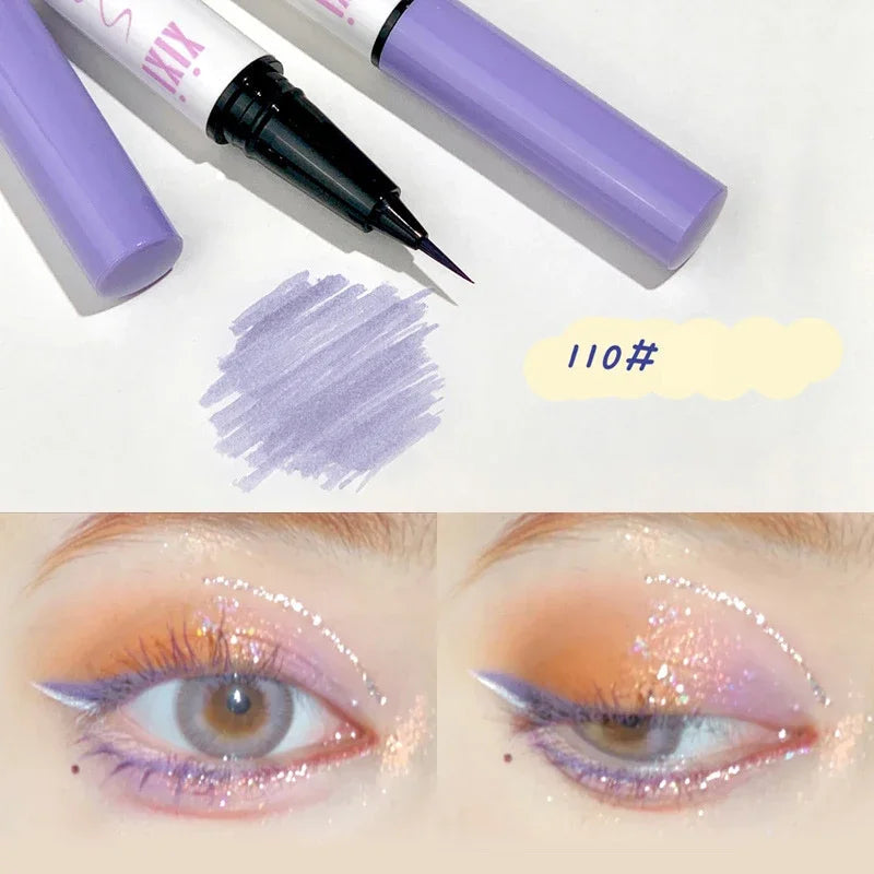 Professional Fast Dry Smooth Waterproof Eyeliner Pencils Eyes Brown Black Color Pigments Liquid Eye Liner Pen Make Up Tools Good Vibrations