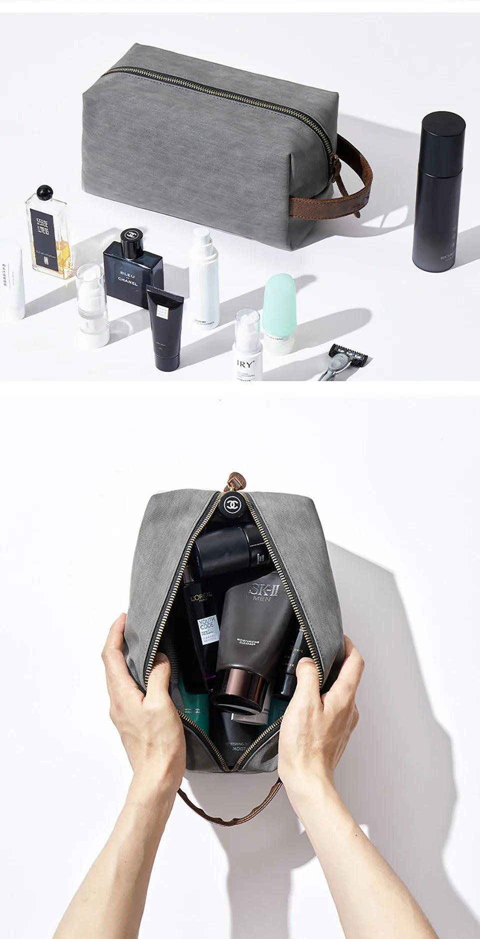 Portable hookah bag with large capacity, eco-friendly, waterproof, and foldable design, ideal for travel and storage.