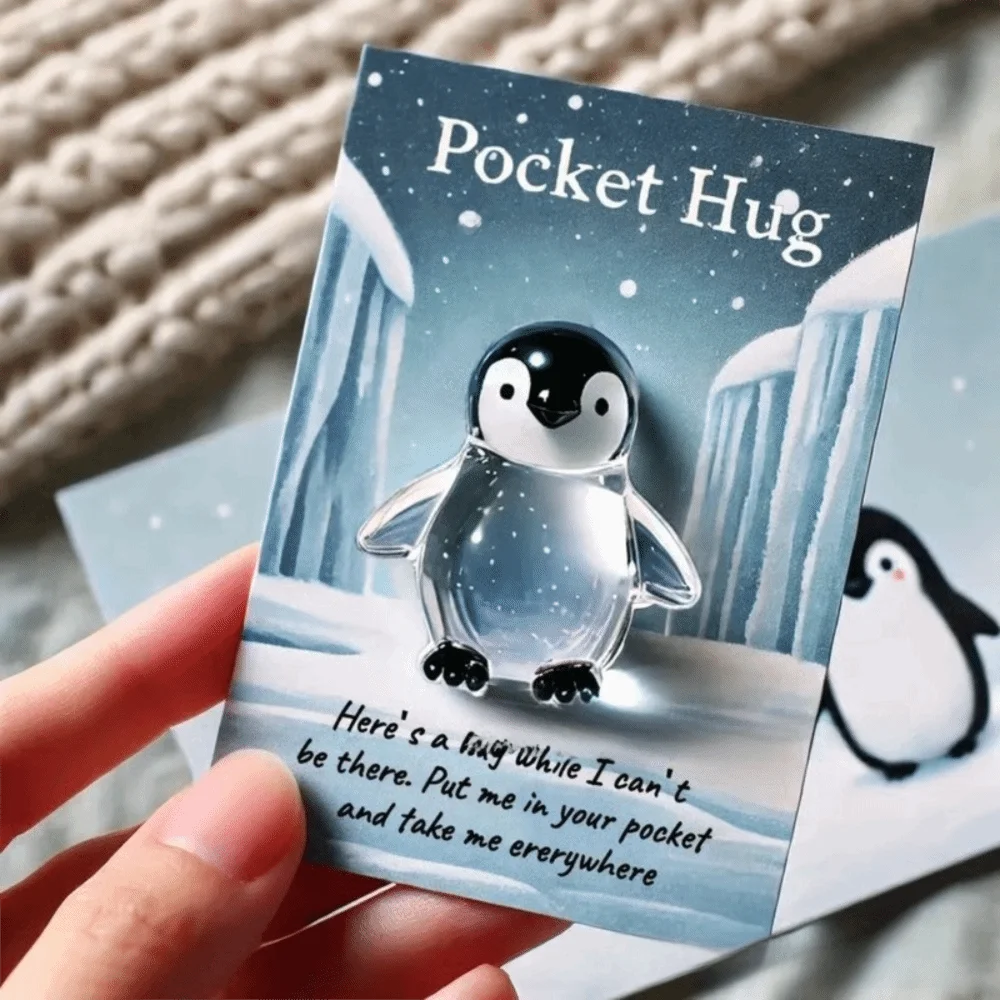 New With Card Animal Pocket Hug Gifts Cute Sentimental Inspirational Comfort Keepsake Encouragement Cute Pocket Hug For Kids Good Vibrations