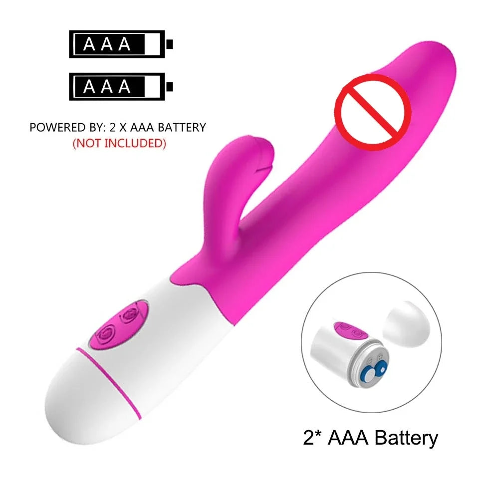 Powerful Rabbit Vibrator Dildo Dual Vibration G Spot Clitoris Stimulation Masturbators Vaginal Massager Adult For Women Sex Toys Good Vibrations Adult Super Store