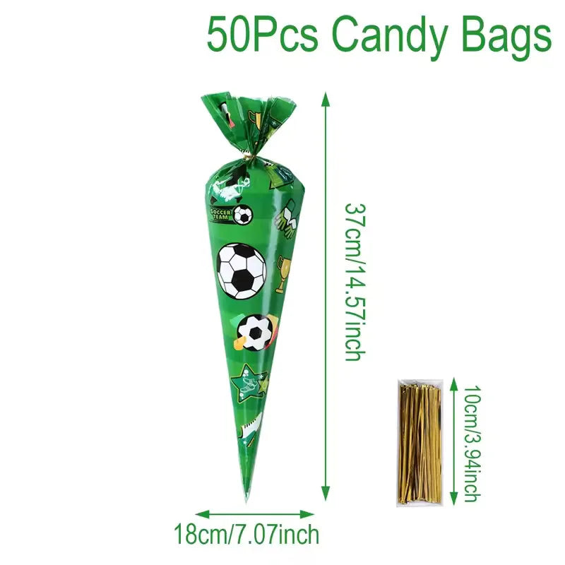 Football Party Disposable Tableware Boys Kids 1st Birthday Party Decorations Sports Soccer Theme Birthday Party Supplies Decor Good Vibrations