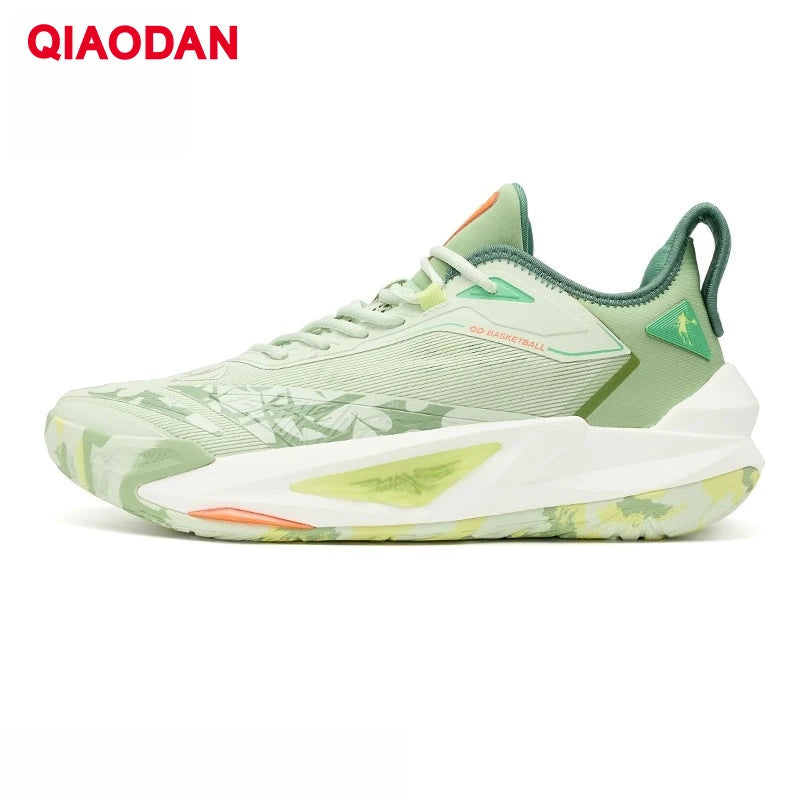 QIAODAN 2025 New Professional Men's Basketball Shoes Fashion Carbon Plate Lightweight Low-Top Sports Sneakers QDA013253105 Good Vibrations