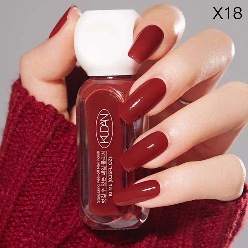 10ml Peel Off Water-Based Starry Nail Polish Fast Drying Long-Lasting Healthy And Brightening Effect No Need Lamp Cure Good Vibrations