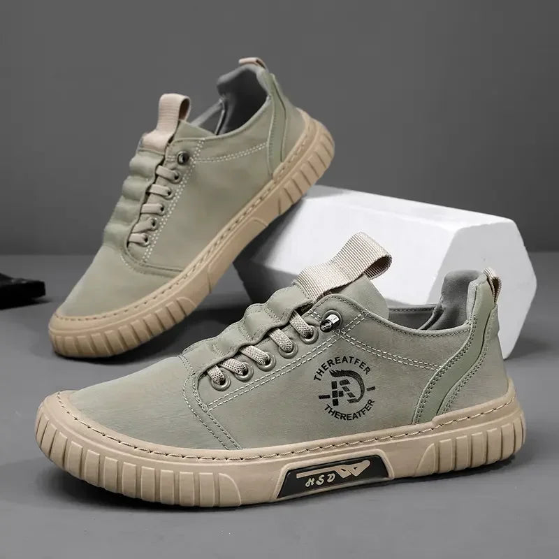2025 Fashion Driving Walking Tennis Shoes for Male Men Casual Shoes Breathable Black Sneakers Skate Flats Comfortable Casual Good Vibrations