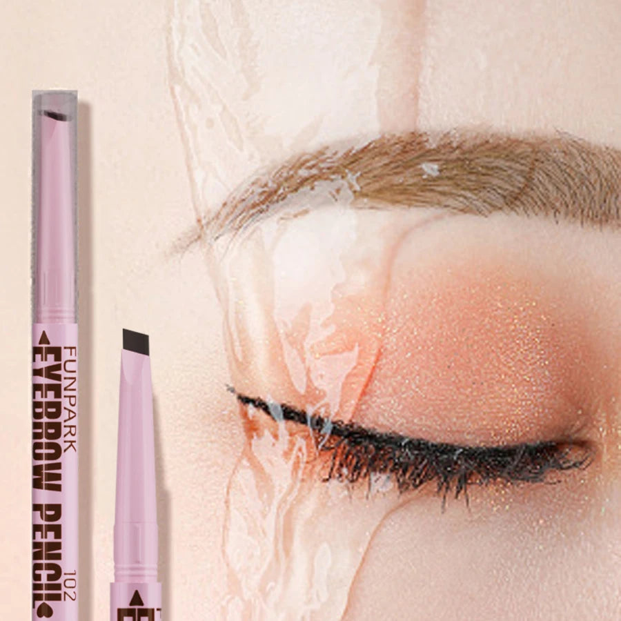2 in 1 Professional Eyebrow Pencil Eye Makeup for Women 5 Colors Waterproof Long Lasting Eyebrow Brush Eye Brow Pen Cosmetic Gif Good Vibrations