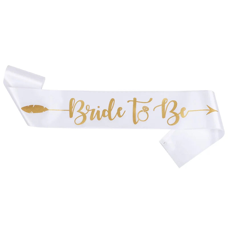 Bride Tribe Bridesmaids Sashes Set for Bridal Shower Decorations Wedding Favors Bachelorette Party Supplies Bride to be Gift Good Vibrations