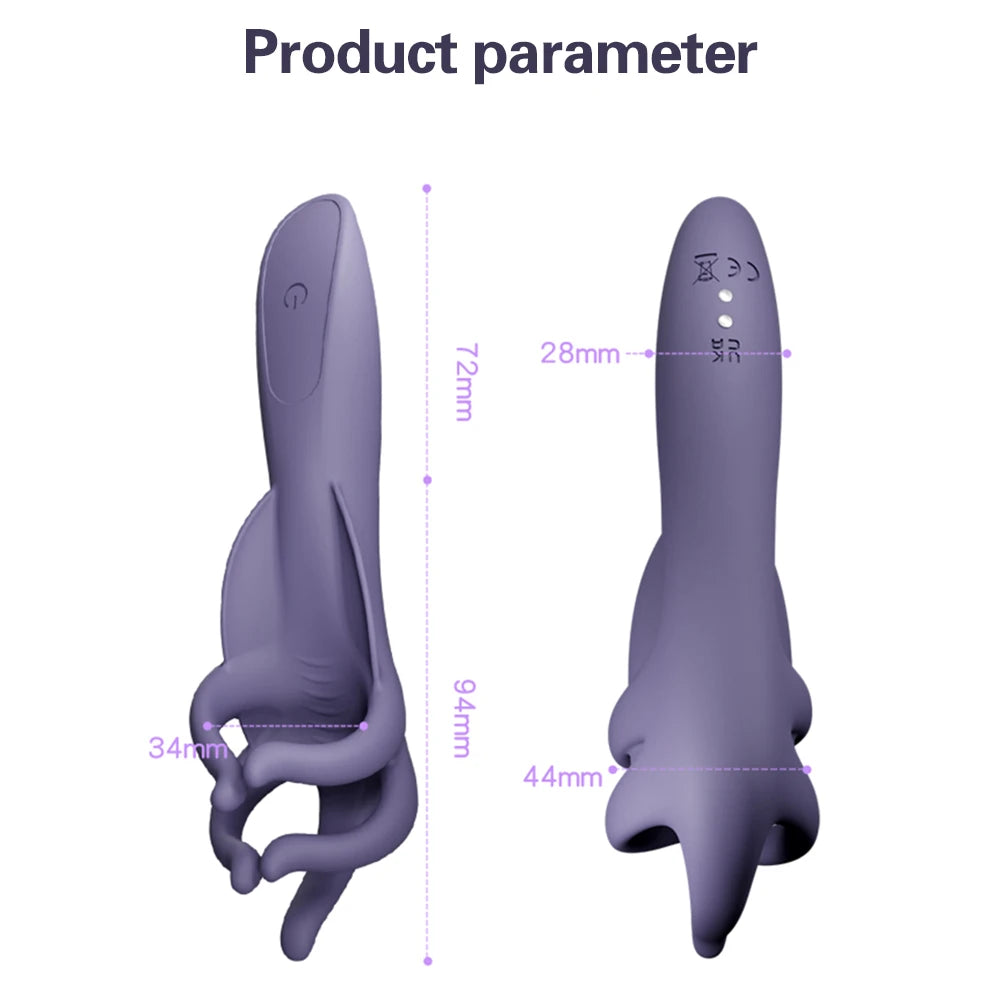 Glans Trainer for Men Powerful Vibrating Penis G Spot Masturbator Soft Fingertip Prolong Endurance Massage Vibrator Erotic Toys Good Vibrations Adult Super Store