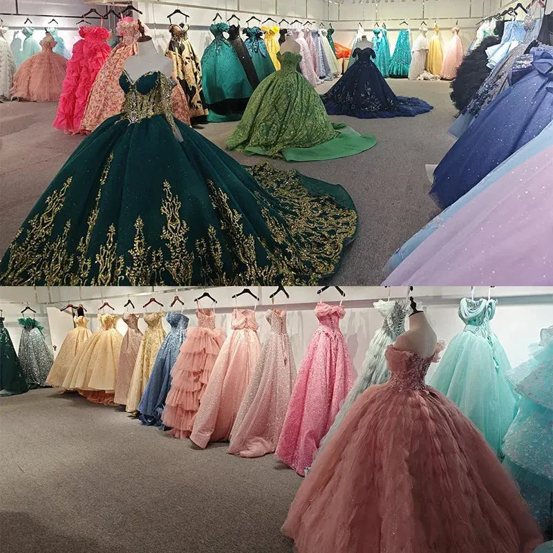 Exquisite Wedding Dresses For Women Bride Customizd Ball Gown Sweetheart Wedding Dress Beading MN108 vestidos de novia Good Vibrations