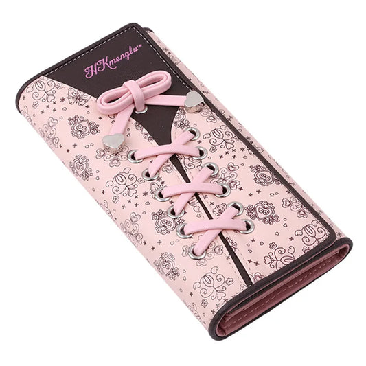 Long Wallet For Girl Multi-functional PU Wallets Women Coin Purse Card Holders Clutch Female Practical Wallets Purses For Gift Good Vibrations