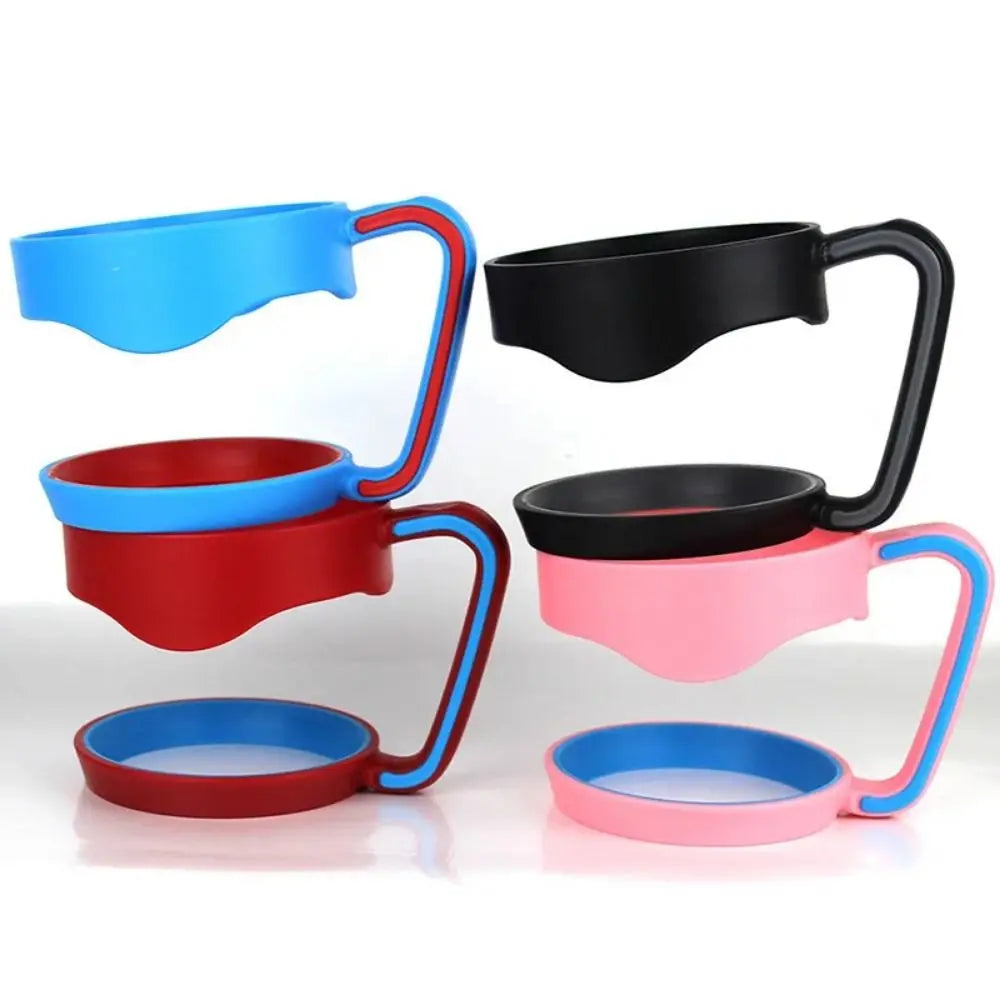 Water Bottle Tumbler Cup Handle for Yetti Rambller 20oz/30Oz Travel Mug Holder Car Vehicle Cup Drink Holder Rack Bottle Holder Good Vibrations Adult Super Store