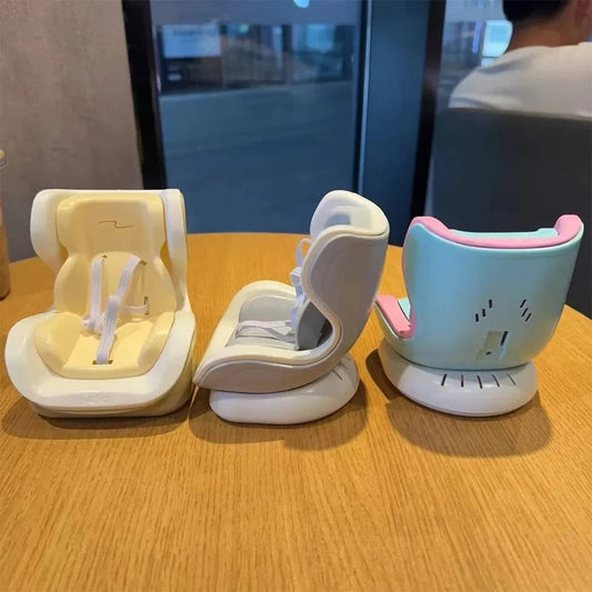 4 Styles For Car Doll Safety Seat Cartoon Chair Model Kawaii Doll Seat Outlet Decor Car Interior Styling Labubu Accessories Good Vibrations