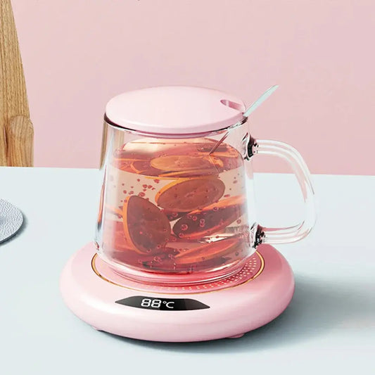Electric Coffee Warmer USB Plug Coffee Mug Warmer 3 Temperature Setting Portable Cup Warmer for Heating Coffee Beverage Milk Tea Good Vibrations Adult Super Store