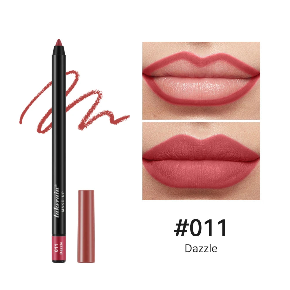 Lip Liners Pencil Eyeliner Lips Original Makeup Long Lasting Lip Liner Set Lipliner Pencil Waterproof Cosmetics Brown Lipstick Good Vibrations