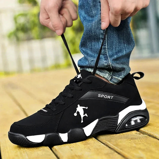 Fashion Men Professional Running Shoes Lightweight and Breathable Sneakers Lace Up Outdoor Sports Tennis Shoes New Casual Shoes Good Vibrations