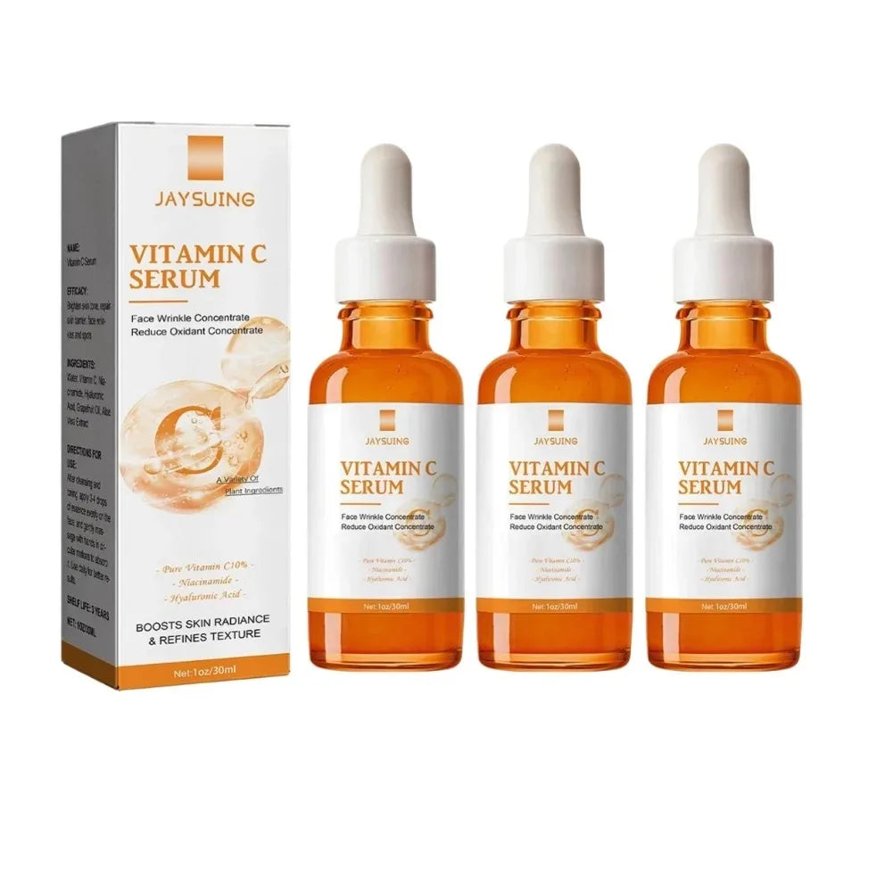 Vitamin C Wrinkle Remover Face Serum Lifting Firming Fade Fine Lines Anti-aging Essence Whitening Brighten Nourish Skin Care Good Vibrations