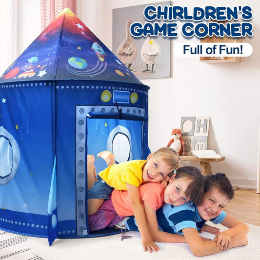 Pop Up Toy Tent Play Tent Child Playhouse Indoor Tent for Princess Mermaid Kids Play Tent Unicorn Playhouse Under Sea Fort Good Vibrations