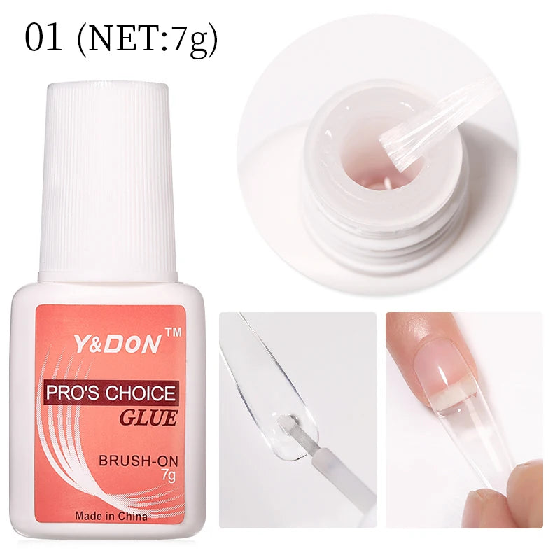 Quick Dry Nail Glue False Nail Tips Nails Rhinestones Gel Polish Fake Nails Extension Adhesive Super UV Glue Acrylic Nail Tools Good Vibrations