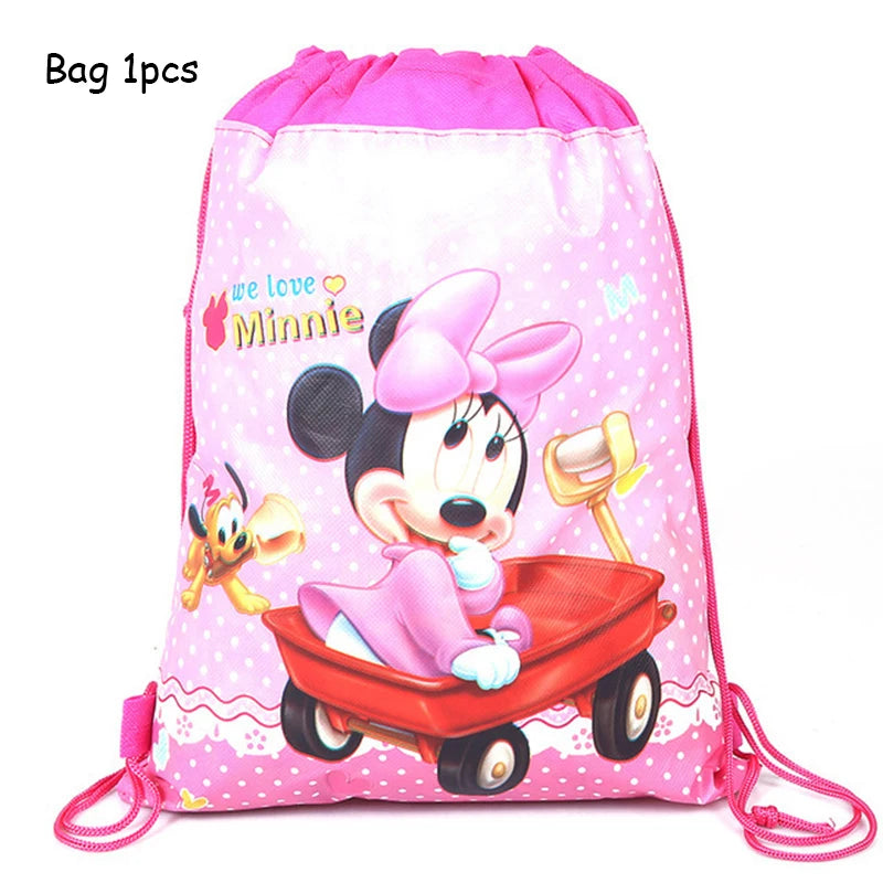 Minnie Mouse Birthday Party Decorate Girls Disposable Tableware Balloon Cups Plates Tablecloth Balloon Baby Shower Party Supply Good Vibrations