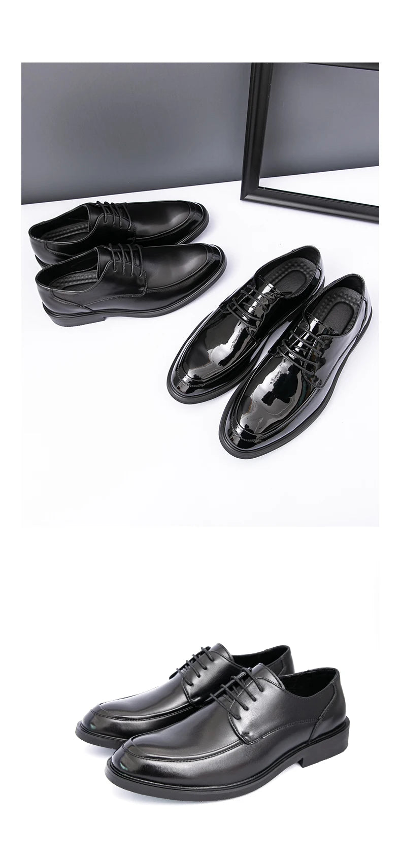 Men's Formal Dress Shoes Elegant Casual Business Luxury Italian Leather Skin Male Social Shoes Original