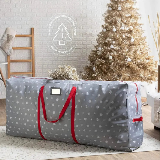 Christmas Tree Storage Bag Fits 6 7 9 Ft Artificial Trees Plastic Waterproof Christmas Bag Durable Handles Labeling Card Slot Good Vibrations
