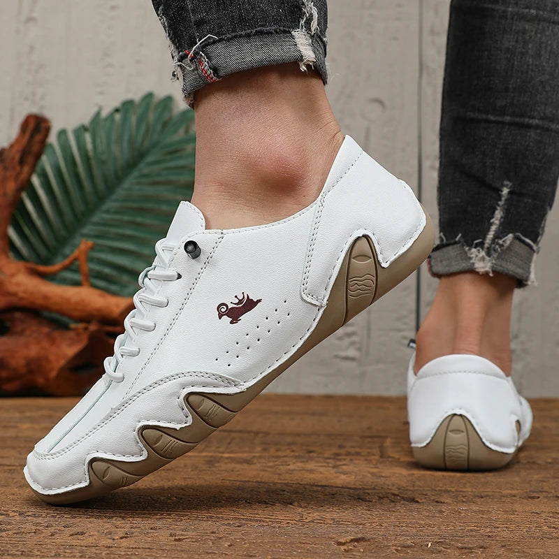 Shoes for Man Fashion Brand Loafers Soft Soled Comfortable Casual Walking Shoes Breathable Sports Tennis Outdoor Driving Shoes Good Vibrations