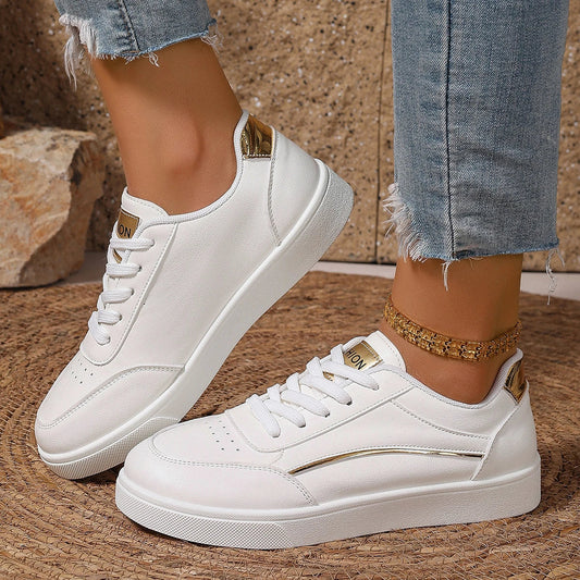 Women Sneakers Spring Autumn Casual Skateboard Breathable Sneakers Women Comfortable Outdoor Tennis Walking Shoes Women Good Vibrations
