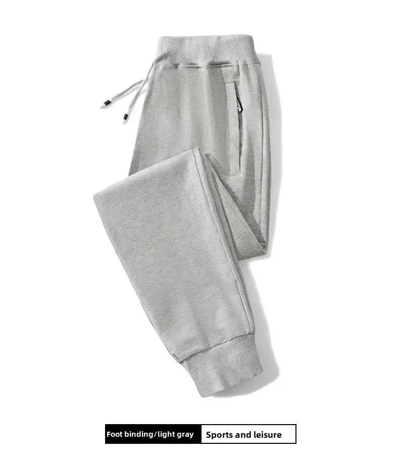 2023 Autumn/Winter New Camouflage Bunched Feet Casual Pants Men's Sweatpants Plus Size Small Feet Pants For Fat Men Good Vibrations