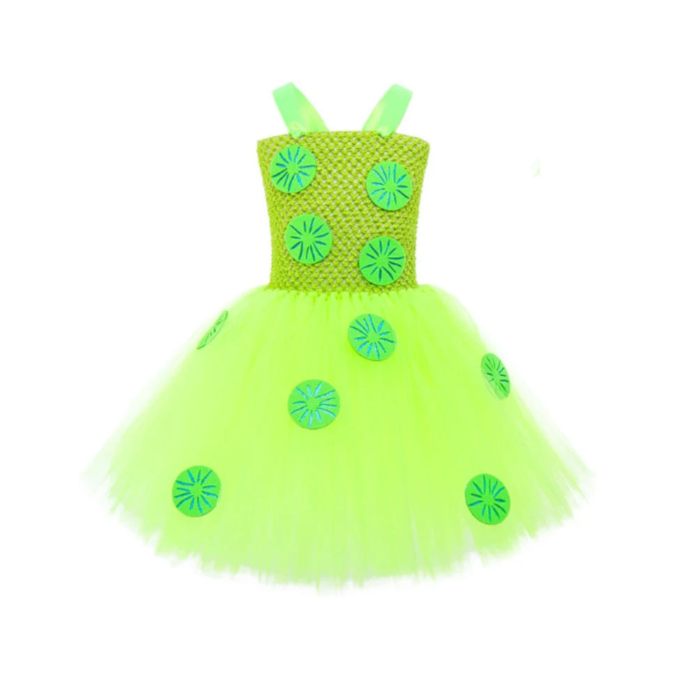 Anime Movie Disgust Anxiety Character Full Set Children Girl Sweet Cute Dress Halloween Carnival Party Stage Performance Costume Good Vibrations