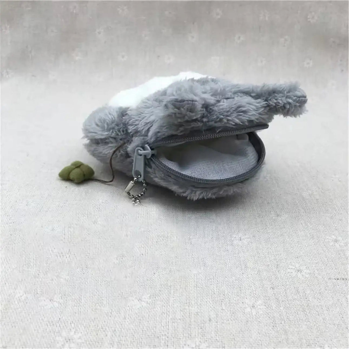 Anime Cute Cat Coin Purse Soft Plush Zipper Small Wallet for Kids Teens Girls Women Kawaii Data Cables Earphones Bag Key Pouch Good Vibrations
