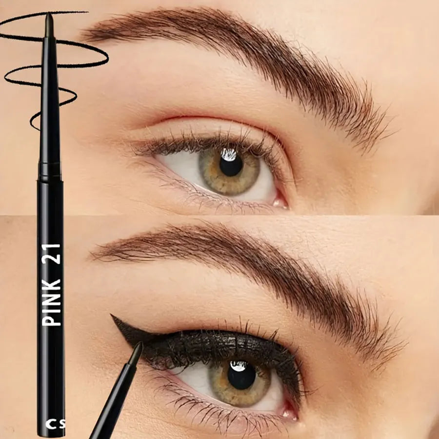 5-Pack Waterproof & Sweat-Proof Black Eyeliner Pencil -Long-Lasting, Smudge-ProofFor Bold Eye Makeup, EasyGlide Formula for Perf Good Vibrations