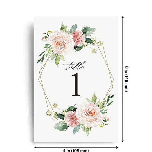 26 Pcs Wedding Table Numbers, 4x6 in Table Numbers for Wedding Reception 0-25, Rustic Weddings, Receptions, Parties, & Events Good Vibrations