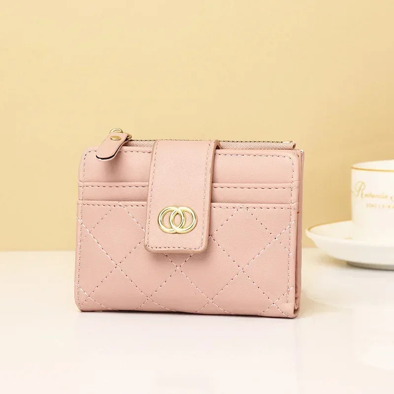 Women's Wallet Zipper&Hasp cute wallet Student Small PU Wallet Coin Purse Fashion Women Card Holder Lovely Money Bag Good Vibrations