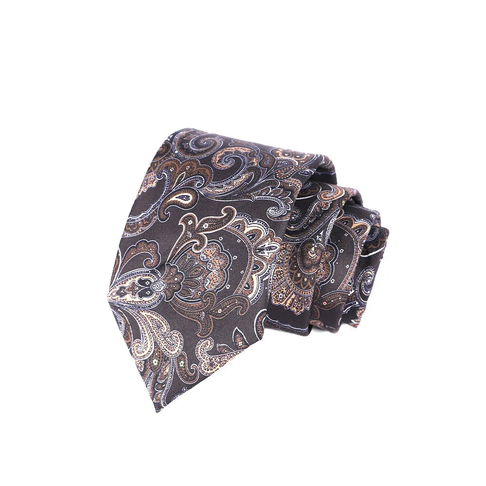 Original Ties for Men Silk Tie Luxury Tie Set Elegant Men's Neckties Wedding Boyfriend Ties for Men 9 Cm LD03 Good Vibrations