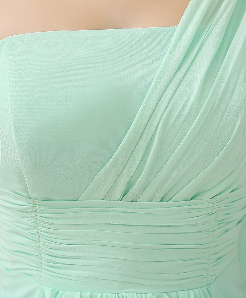 Chiffon Mint Green Bridesmaid Dresses Elegant Women Long Robe Prom Gown Bride Guest Wedding Party Dress Evening Vestidos