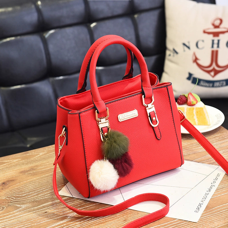 Women's Red Bridal Large Capacity Wedding Handbag Good Vibrations
