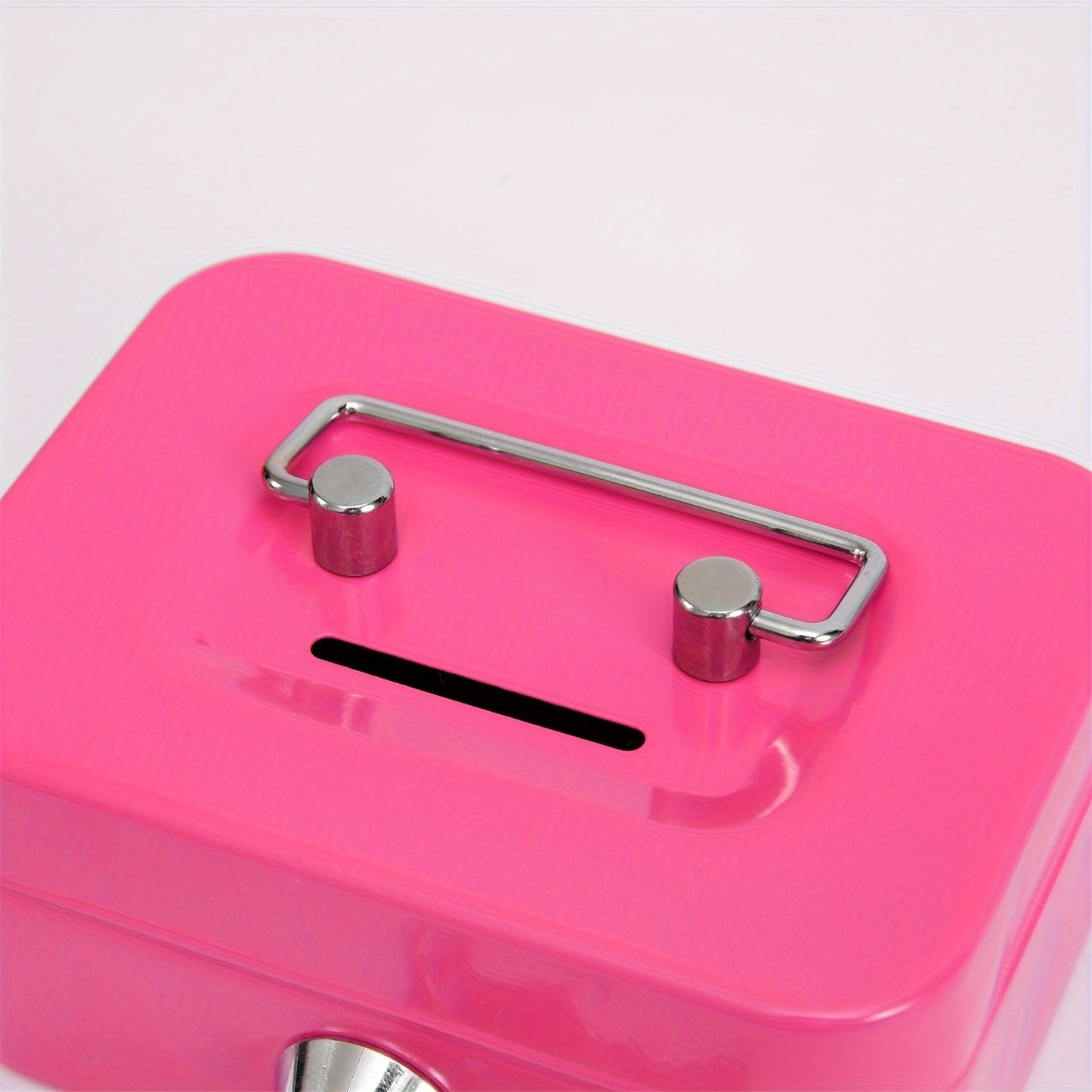 1pc Metal Keylock Storage Box, Money Box, Adult Deposit Box, Coin Deposit Box, Adult Deposit Box, Deposit Box, Cash Register 4.5 * 3.8* 2.3"/11.5 * 9.9 * 5.8cm Good Vibrations Adult Super Store