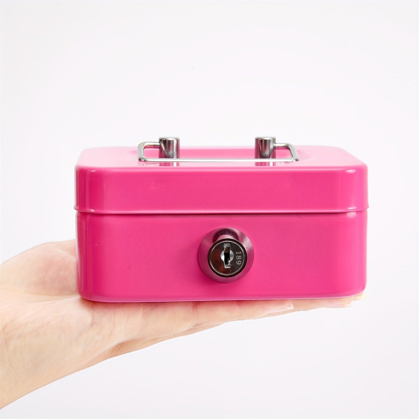 1pc Metal Keylock Storage Box, Money Box, Adult Deposit Box, Coin Deposit Box, Adult Deposit Box, Deposit Box, Cash Register 4.5 * 3.8* 2.3"/11.5 * 9.9 * 5.8cm Good Vibrations Adult Super Store